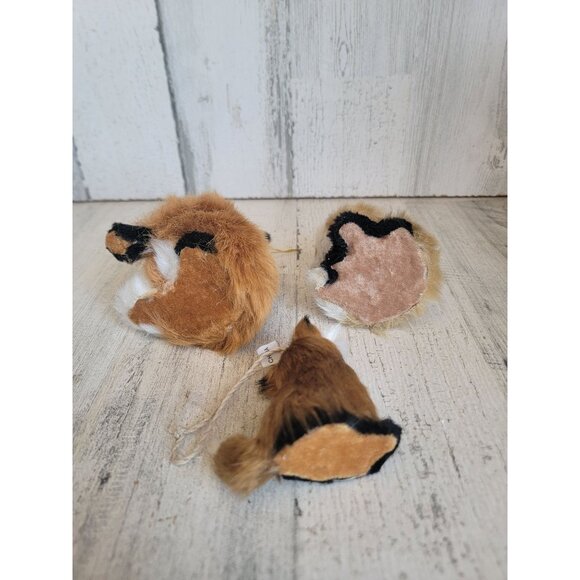 Realistic Faux fur for foxes ornament Xmas set - Picture 5 of 5
